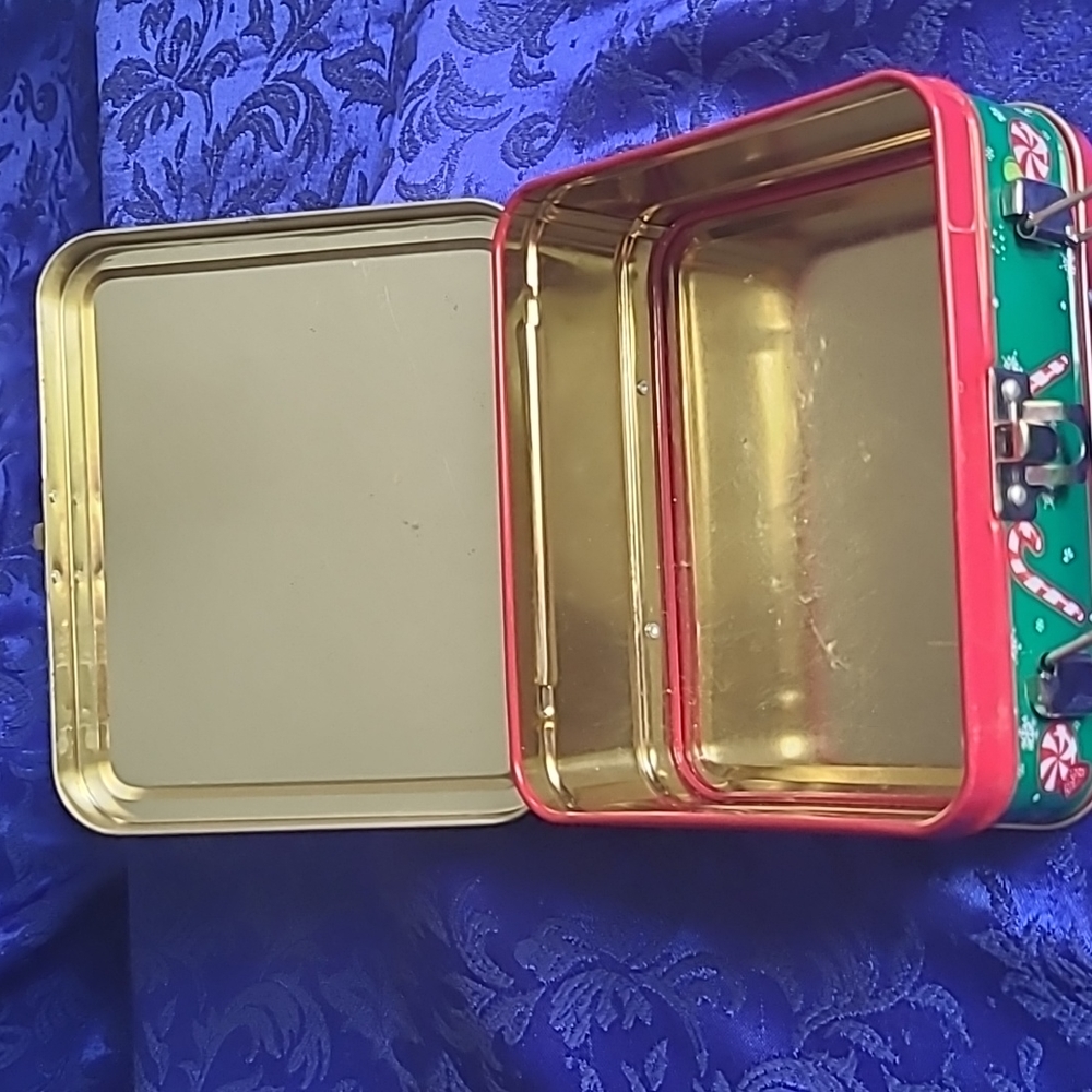 RARE Powerpuff Girls Christmas 🎄 Collectible Retro Mini Tin Lunch Box! - Picture 4 of 17